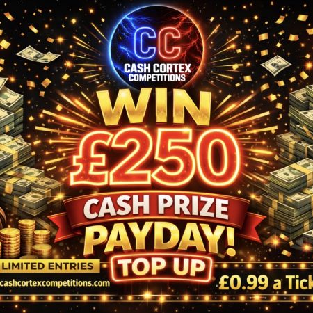 Win £250 Cash Prize PayDay Top Up