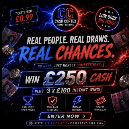 £250 Cash Prize Who’s Going To Be Our Next Winner