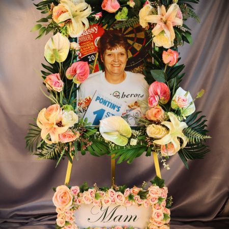 Tropical Floral Photo Frame Tribute