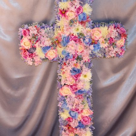 Floral Cross Tribute