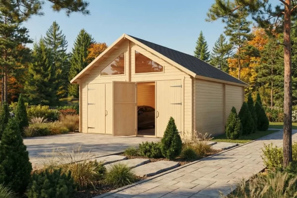 Wooden Garage Sandford
