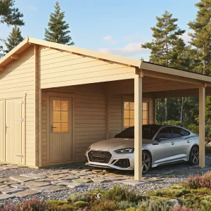 Wooden Garage Finley