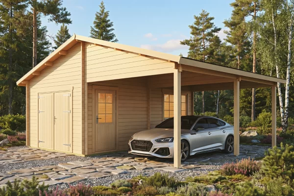 Wooden Garage Finley