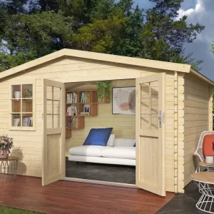 Log Cabin Riga A + floor kit