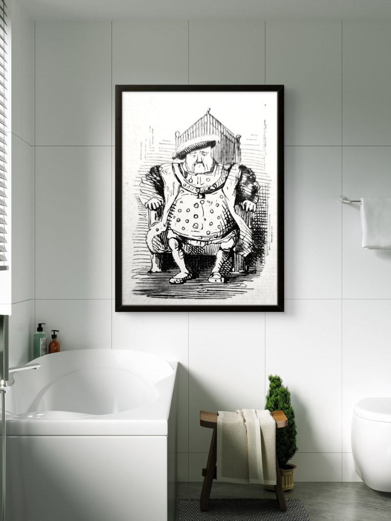 Historic King Henry V111 on his Throne