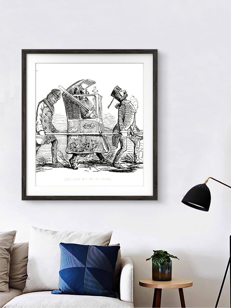 Historic Prints The King on an outing