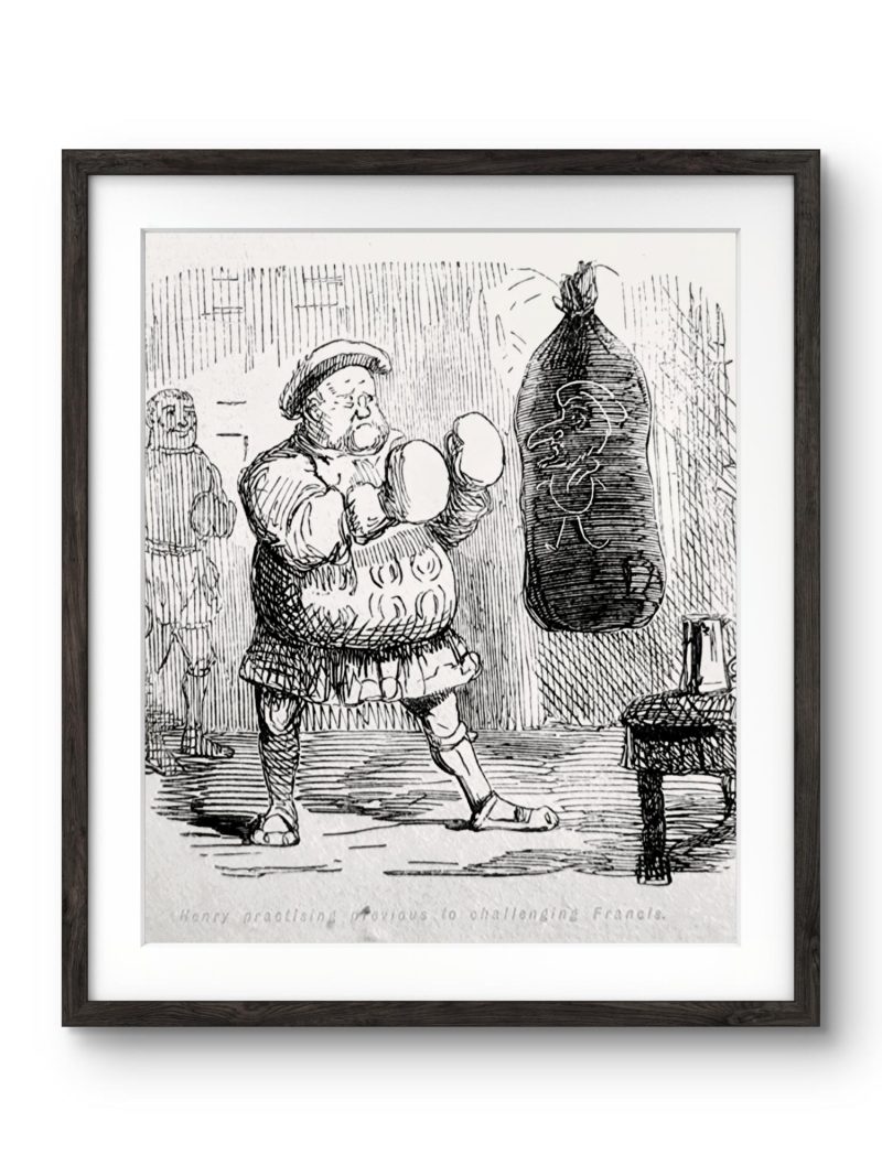 Historic Prints Henry V111 The Challenge