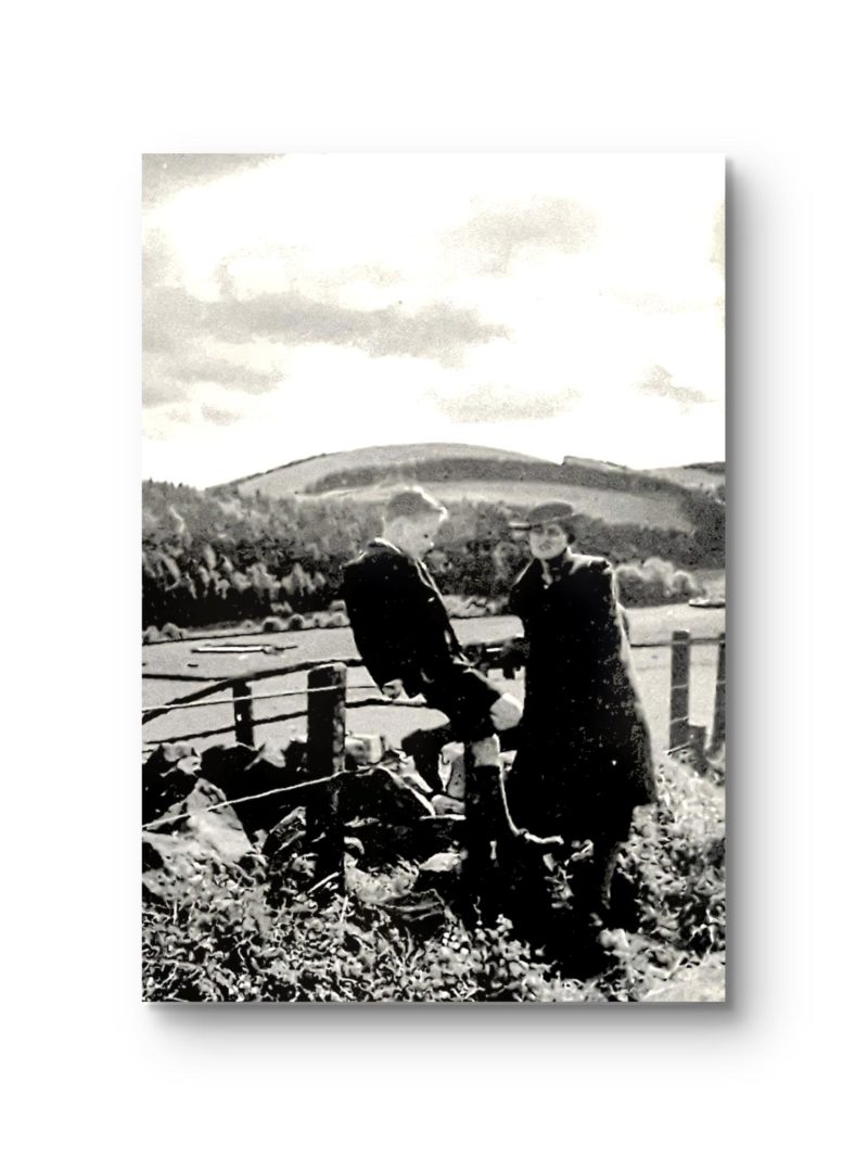 Vintage Photographs Stroll in the Scottish countryside Countryside