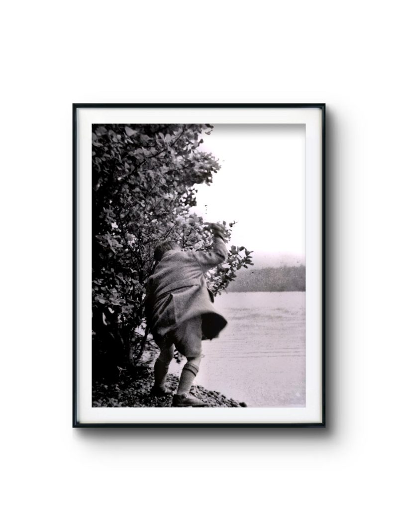 Vintage Photographs Skimming Stones