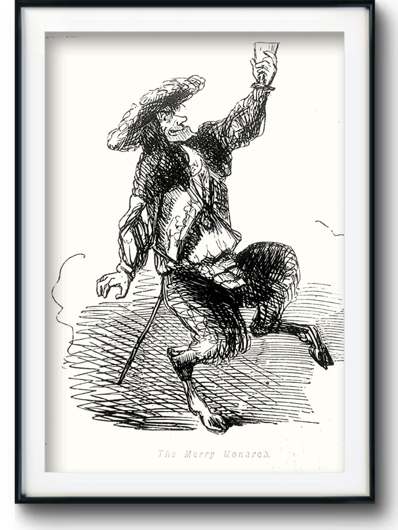 Historic Prints The Merry Monarch