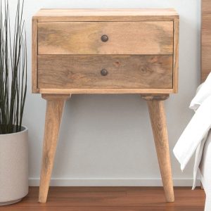 Modern Solid Wood Bedside Table