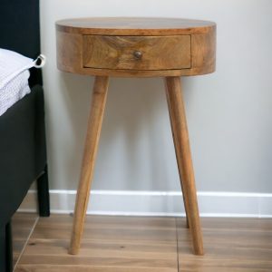 Nordic Circular Shaped Bedside Table