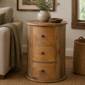 3 Drawer Drum Chest