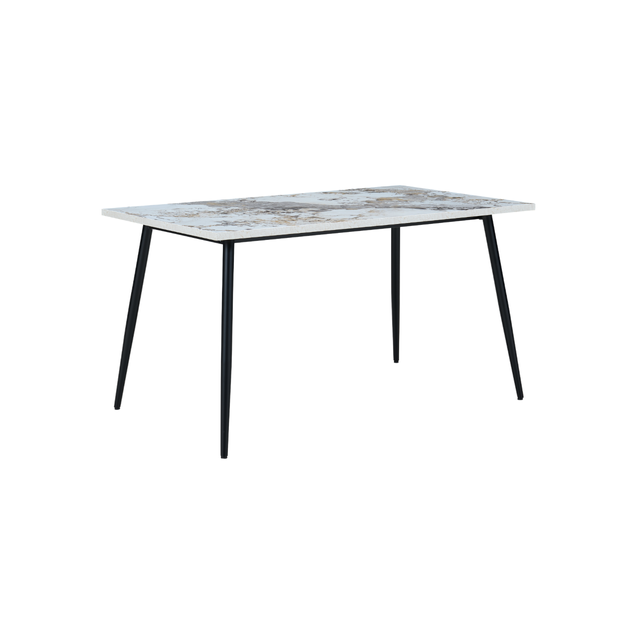 Horizon Pandora Marble Effect Medium Rectangular Dining Table - Image 2