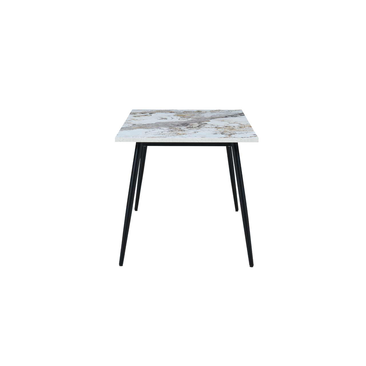Horizon Pandora Marble Effect Medium Rectangular Dining Table - Image 3