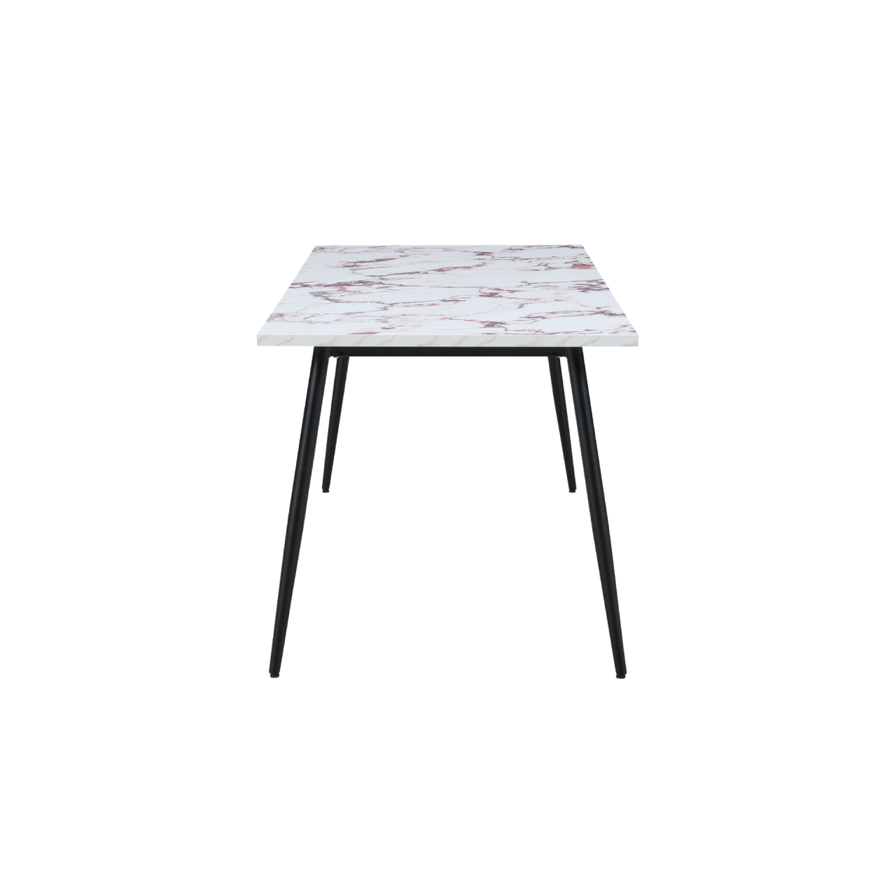 Horizon Violetta Marble Effect Large Rectangular Dining Table - Image 3