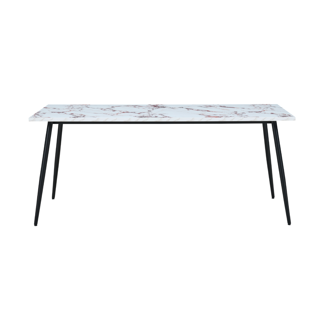 Horizon Violetta Marble Effect Large Rectangular Dining Table