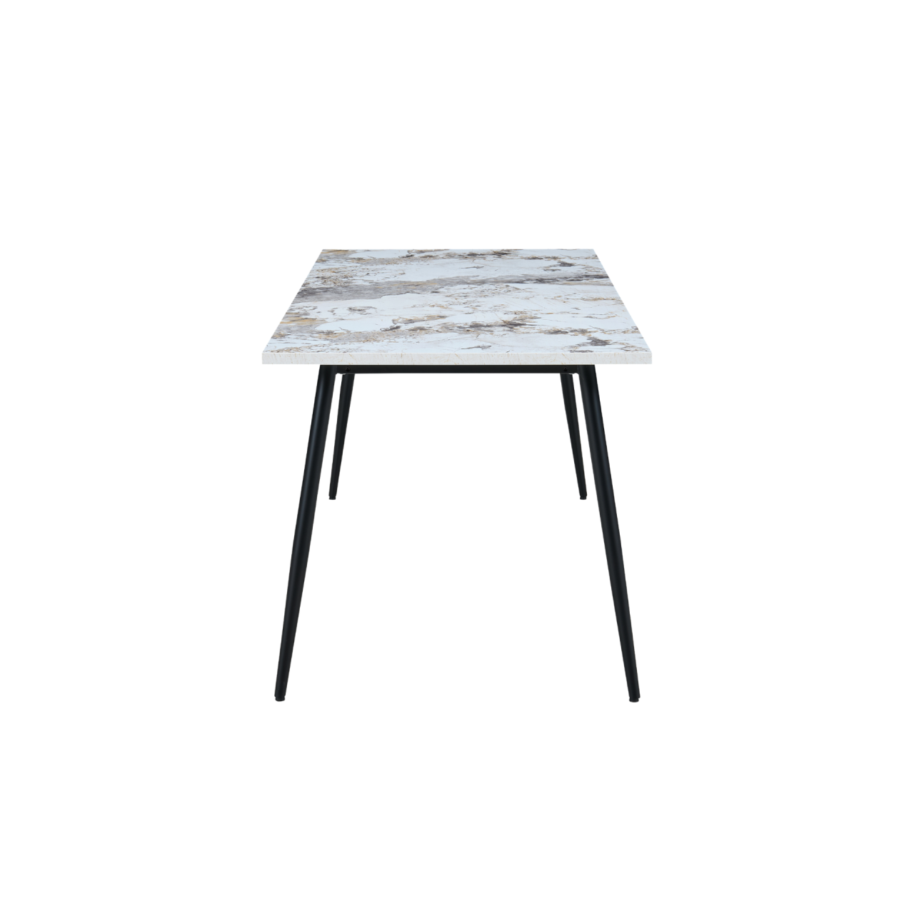 Horizon Pandora Marble Effect Large Rectangular Dining Table - Image 3