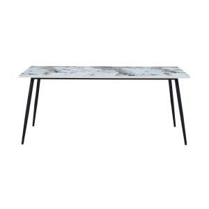 Horizon Pandora Marble Effect Large Rectangular Dining Table
