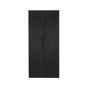 Luna Black 2 Door Wardrobe