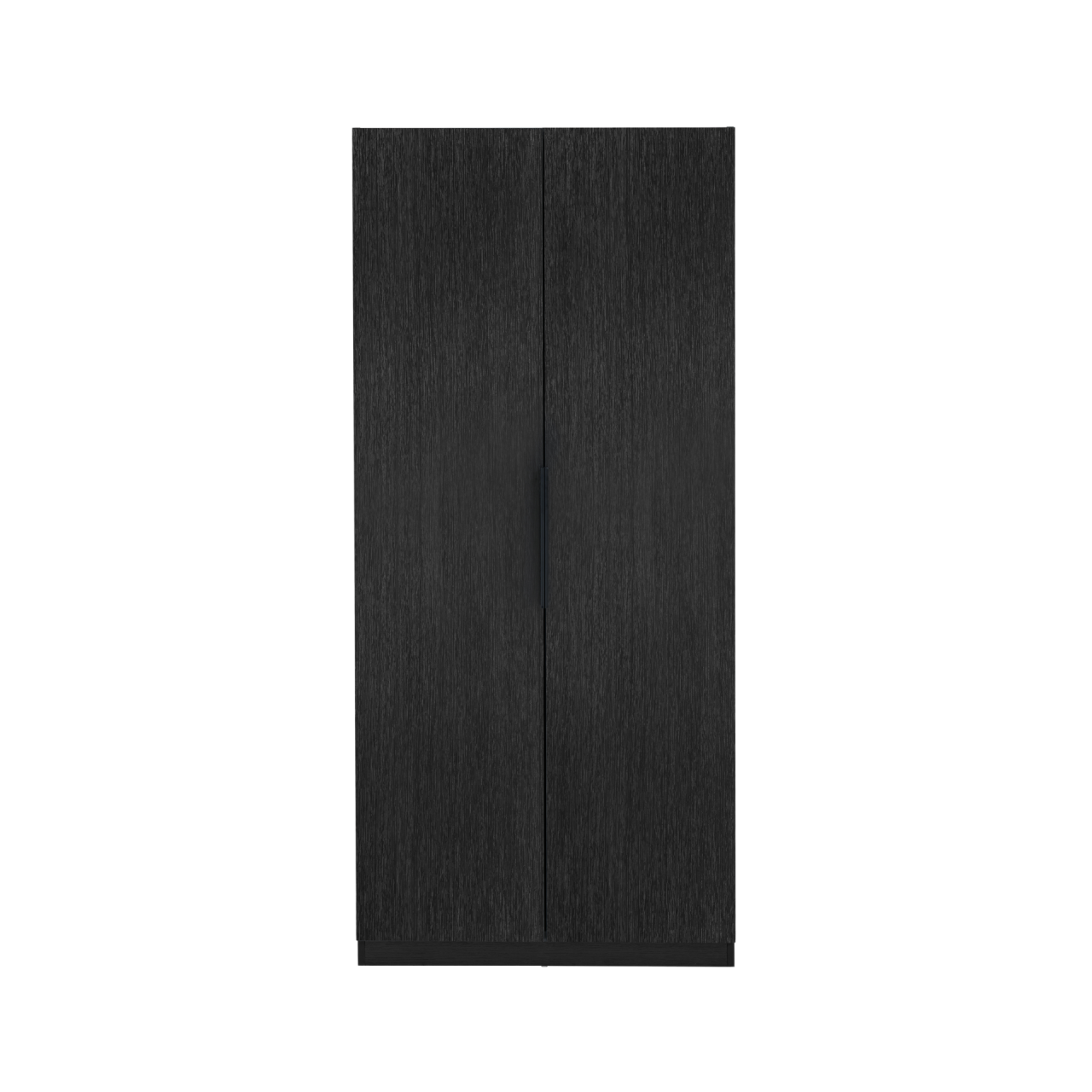 Luna Black 2 Door Wardrobe