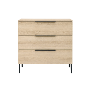 Luna Oak 3 Drawer Chest