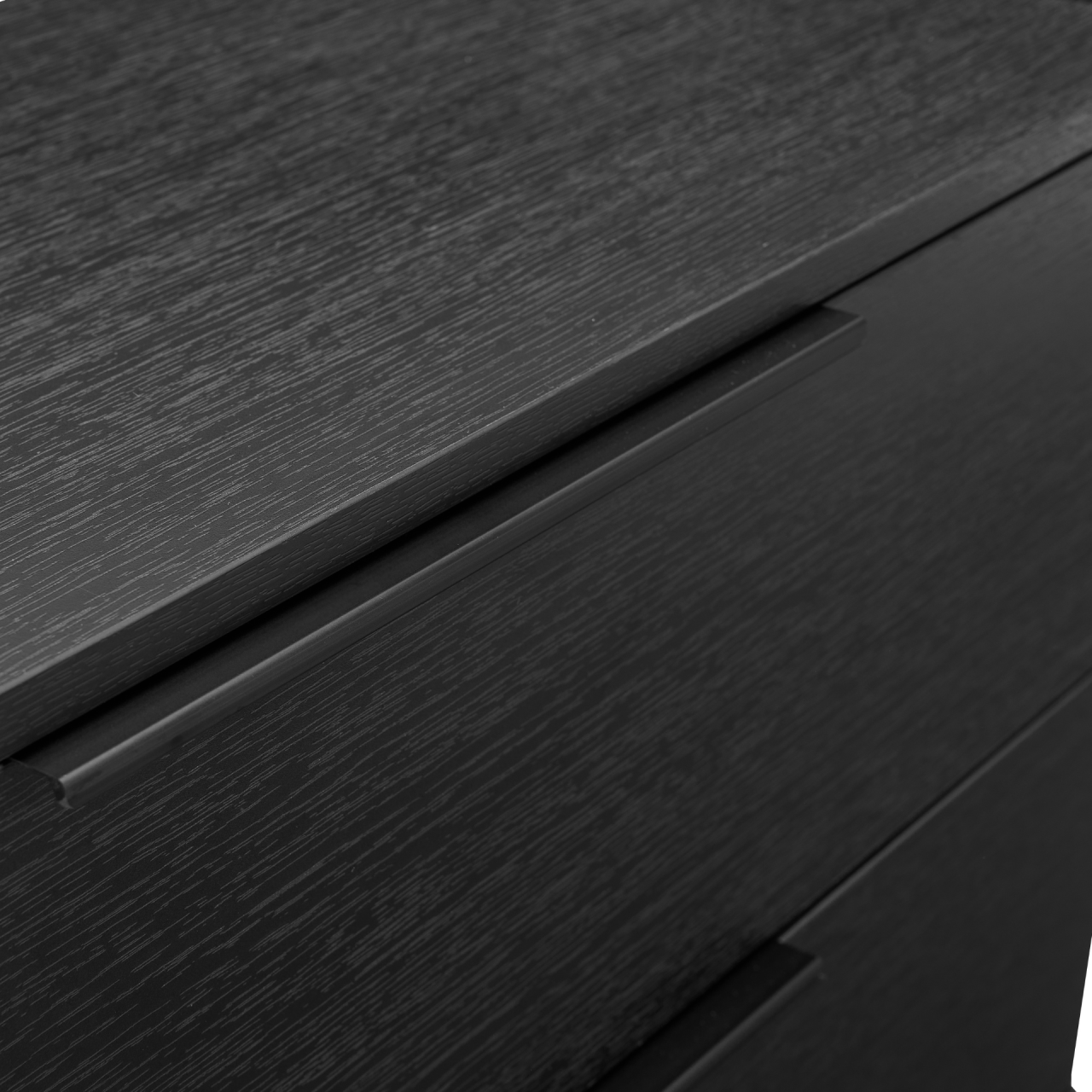 Luna Black 3 Drawer Chest - Image 4