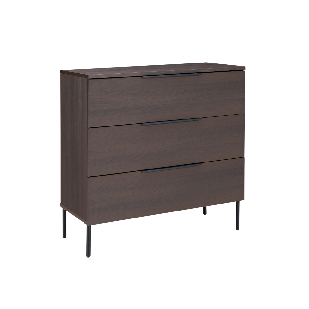 Luna Espresso 3 Drawer Chest - Image 2
