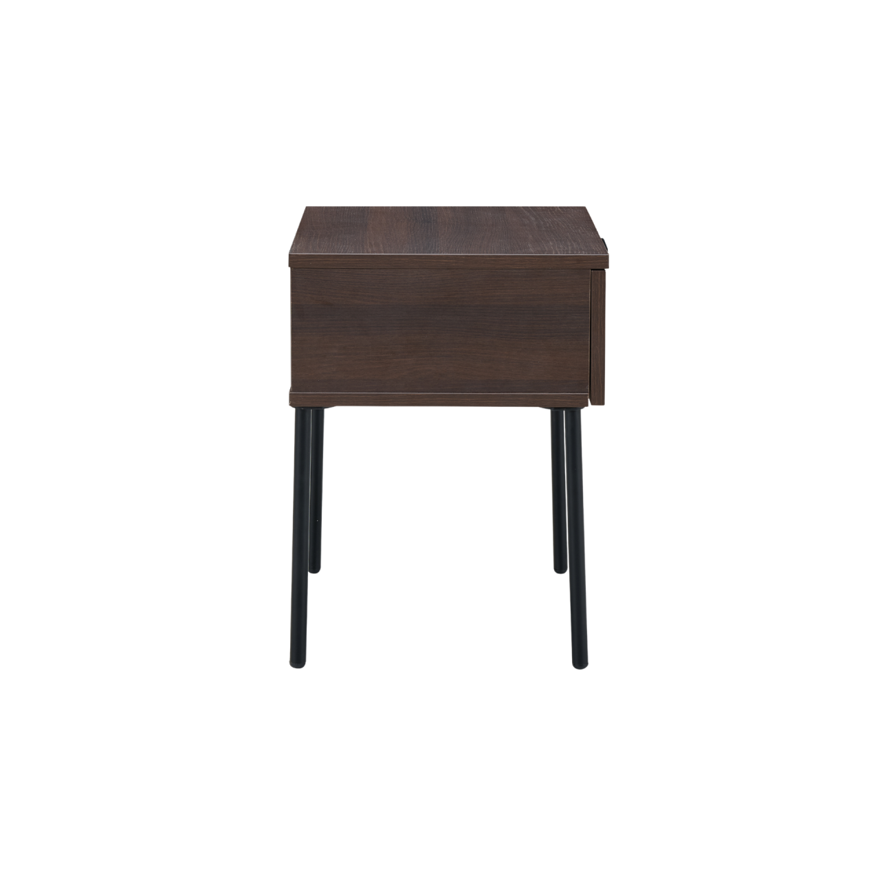 Luna Espresso One Drawer Bedside Table - Image 3
