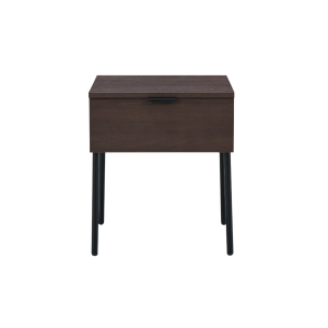 Luna Espresso One Drawer Bedside Table