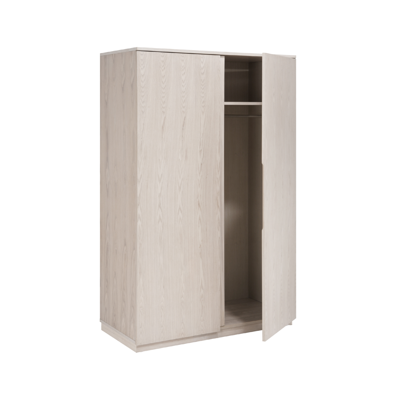 Whisper Oak White Wash Wardrobe - Image 4