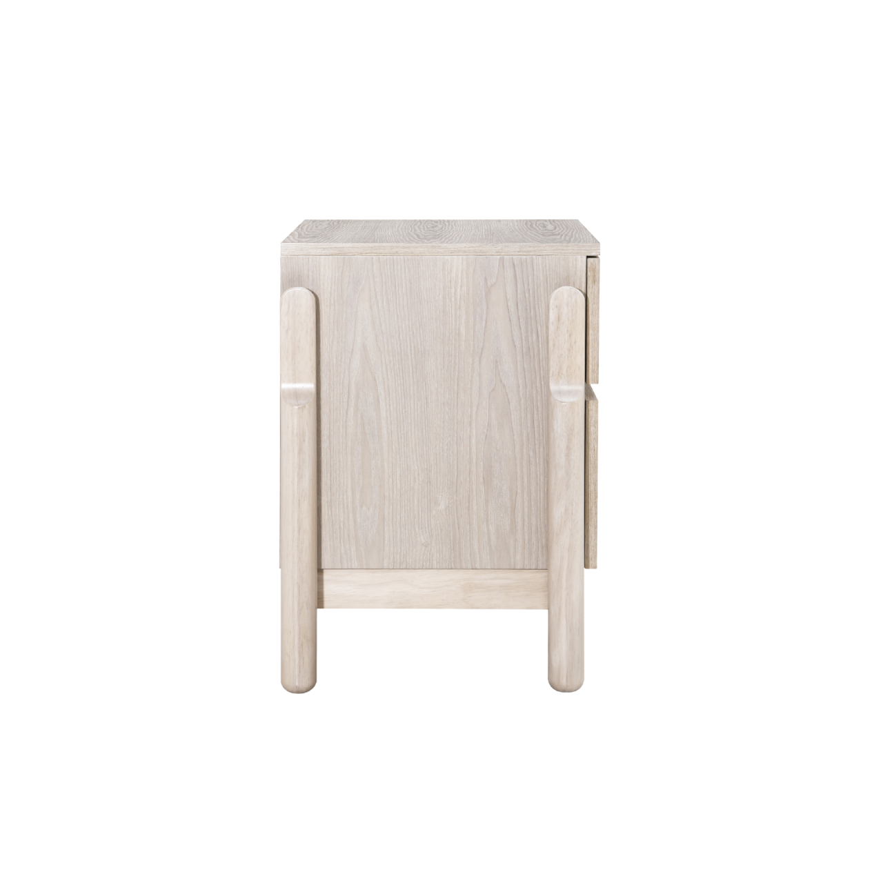 Whisper Oak White Wash Bedside Table - Image 3