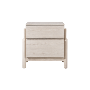 Whisper Oak White Wash Bedside Table