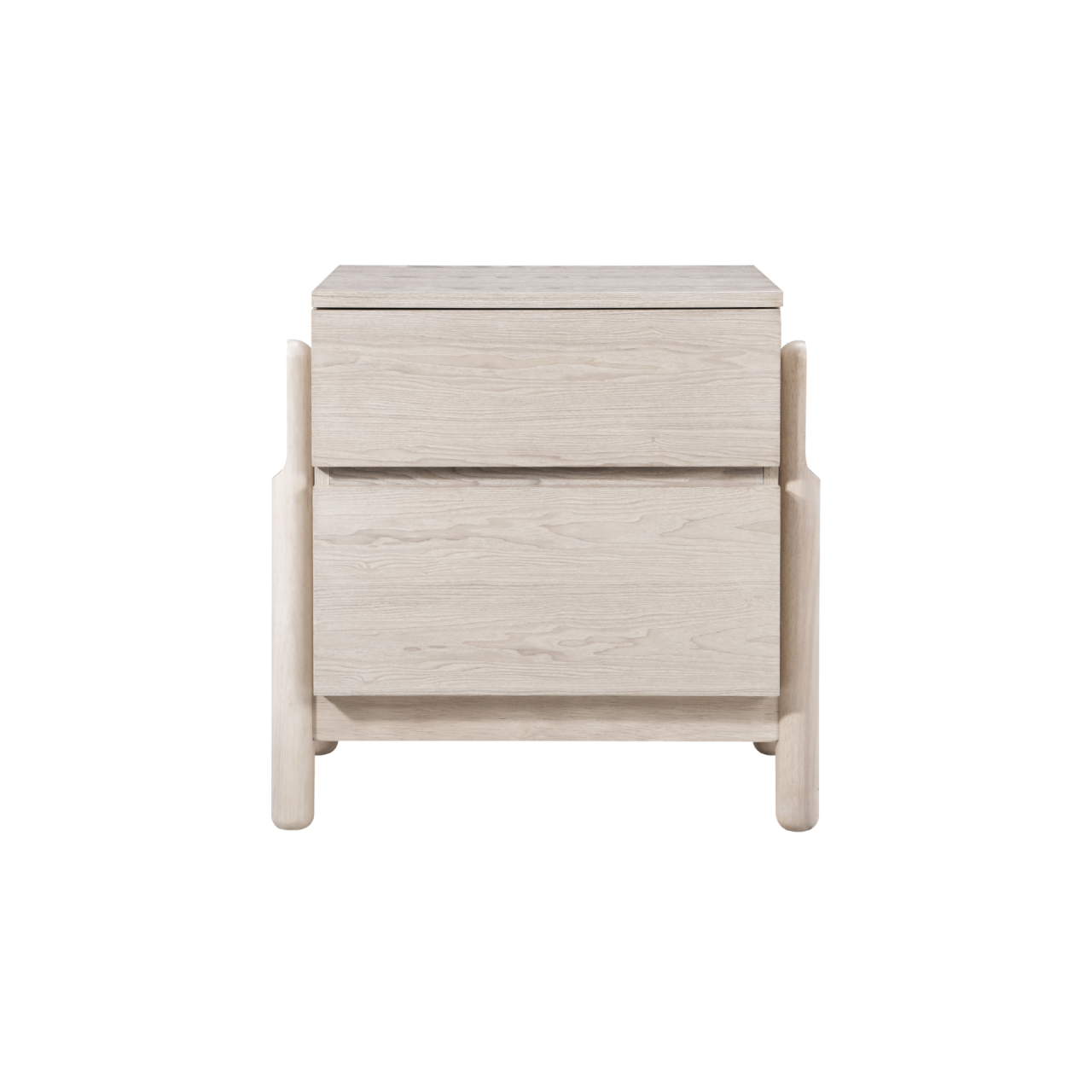 Whisper Oak White Wash Bedside Table