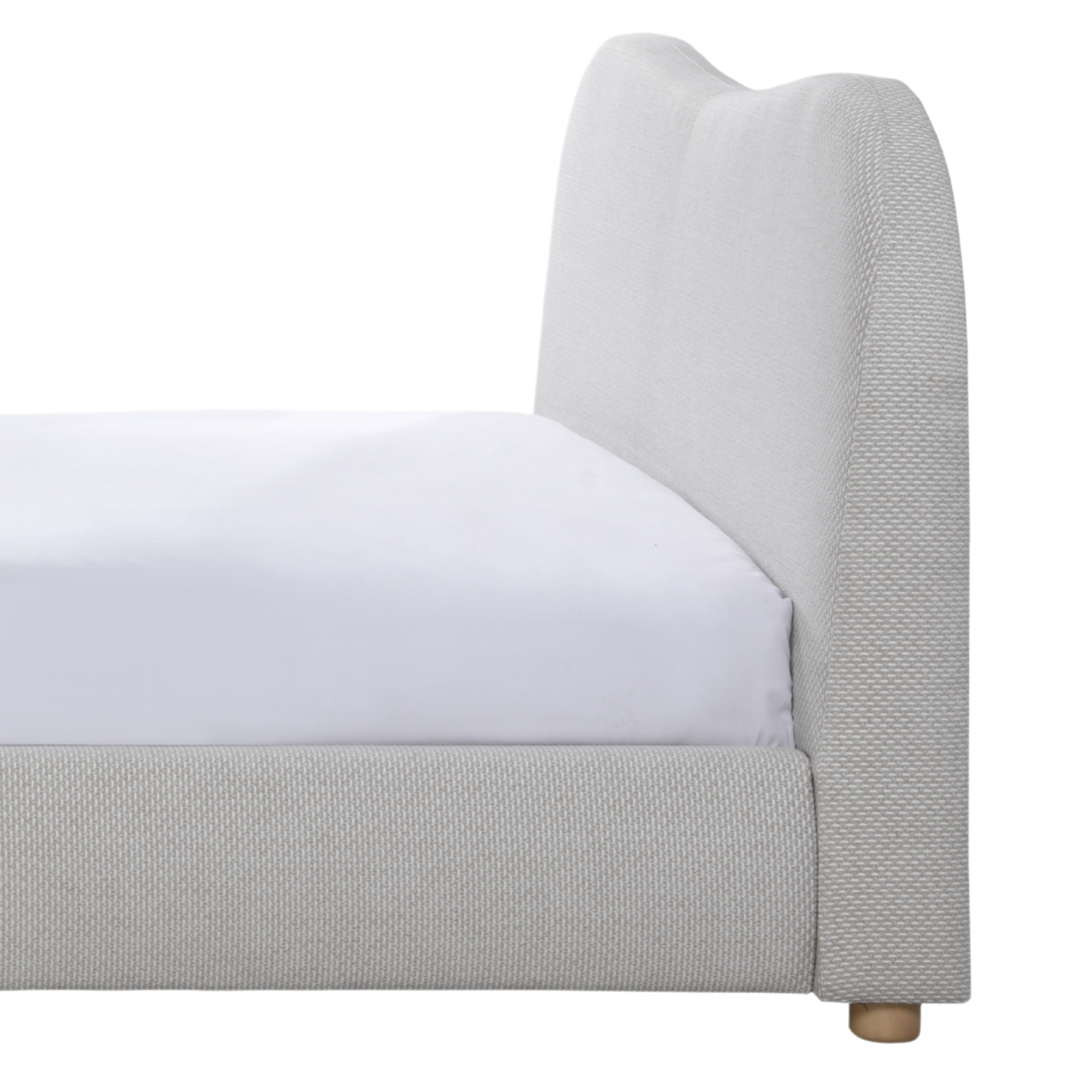 Wave Kingsize Bed in Natural Weave - Image 4