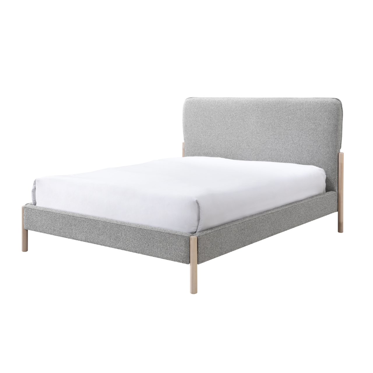 Cove Double Bed in Steel Grey - Image 2