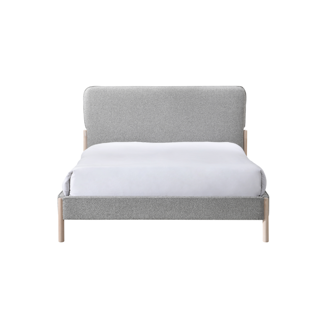 Cove Double Bed in Steel Grey