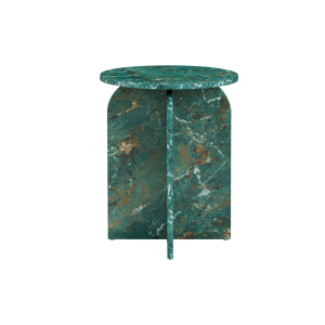 Arco Amazon Green Marble Effect Round Side Table