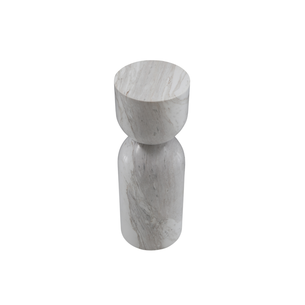 Salt White Marble Lamp Table - Image 2