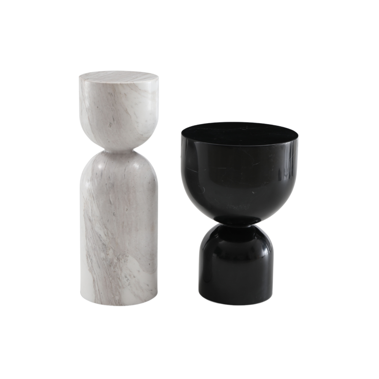 Salt White Marble Lamp Table - Image 3