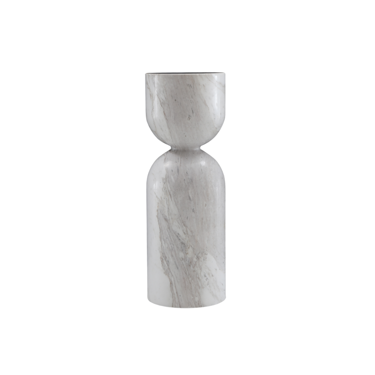 Salt White Marble Lamp Table