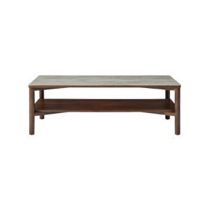 Willow Timber Tobacco Coffee Table with Shelf