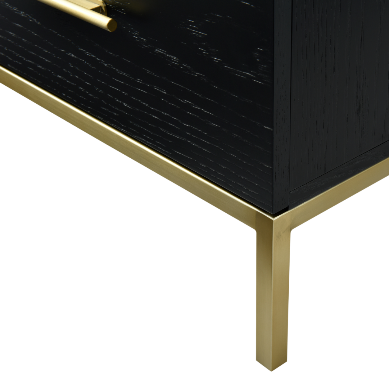 Tulip Black Stained Oak Tall Boy - Image 6
