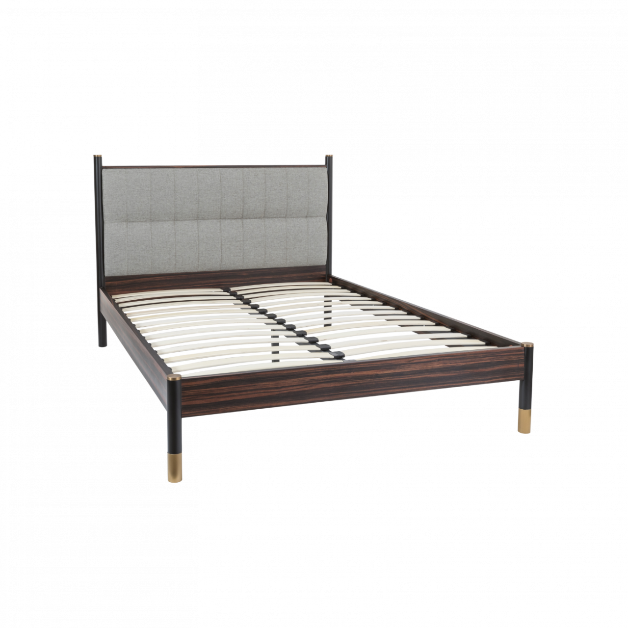 Bali Grey/Black Kingsize Bedframe - Image 4