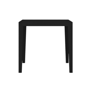 Peony Black Stained Oak Square Dining Table