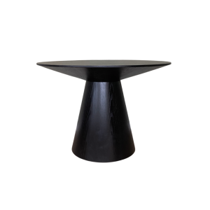 Lotus Black Stained Oak Dining Table
