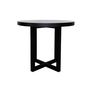 Iris Black Stained Oak Dining Table