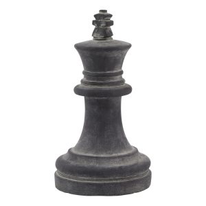 Amalfi Grey King Chess Piece