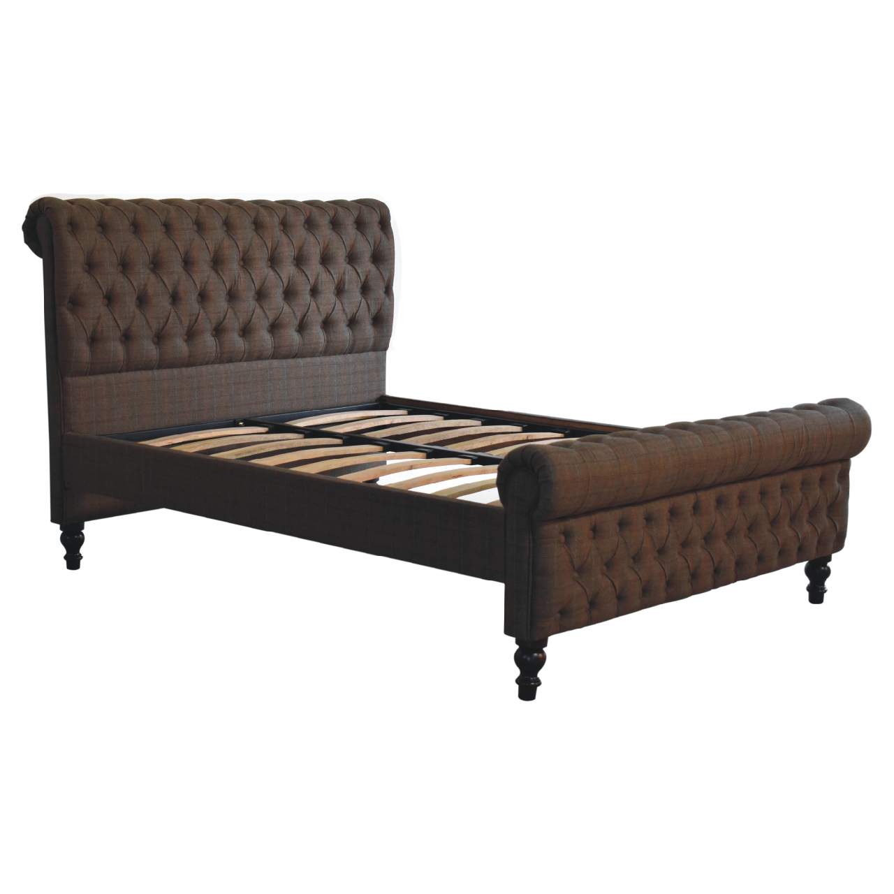 Multi Tweed Kingsize Bed - Image 2