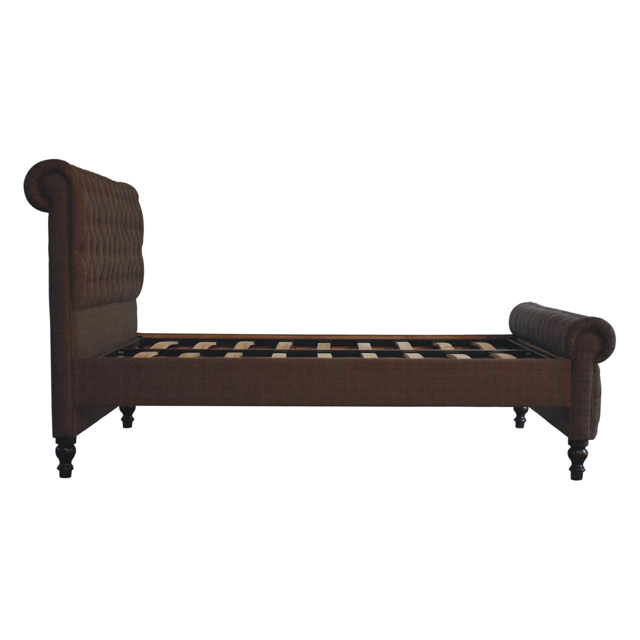 Multi Tweed Kingsize Bed - Image 8